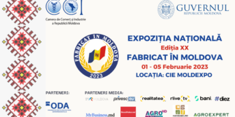 Expoziția națională „Fabricat în Moldova”- 1-5 februarie 2023, CIE „Moldexpo”